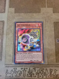 YUGIOH JET SYNCHRON SDSE-EN001 SUPER 1ST ED NM - Image 1