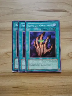 Yu-Gi-Oh - Ring Of Magnetism 3X - Full Playset - Image 1