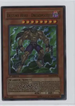 UR - Destiny Hero - Dreadmaster 1st Ed. YuGiOh Enemy of Justice #EOJ-EN004 2006 - Image 1