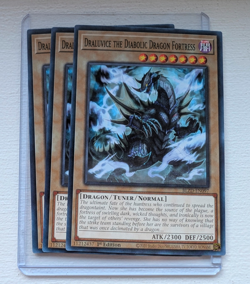 3x Draluvice the Diabolic Dragon Fortress BLZD-EN097 Common 1st Edition Yugioh - Image 1