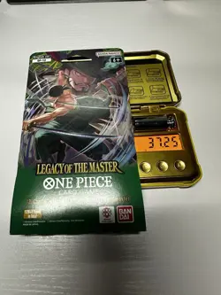 One Piece Legacy of The Master OP-12 Sleeved Booster New, Sealed HEAVY 37.25g 🔥 - Image 1
