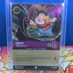 Disney Lorcana TCG Happy Joyful Adventurer 43/204 EN Wilds Unknown - Image 1