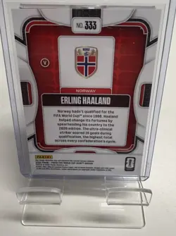 2026 Panini Prizm FIFA World Cup Erling Haaland Image Variation SSP #333 Norway - Image 2