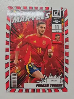2025-26 Donruss Road To FIFA World Cup Net Marvels Ferran Torres - Image 1
