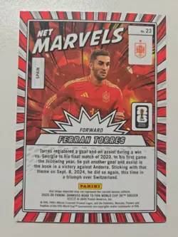 2025-26 Donruss Road To FIFA World Cup Net Marvels Ferran Torres - Image 2