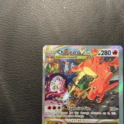 Pokemon TCG Charizard Vstar Sword & Shield Swsh262 Holo Promo - Image 3