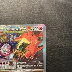 Pokemon TCG Charizard Vstar Sword & Shield Swsh262 Holo Promo - Image 4