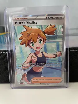 Pokemon Pitch Black - Misty's Vitality 111/084 Holo Full Art - Image 5