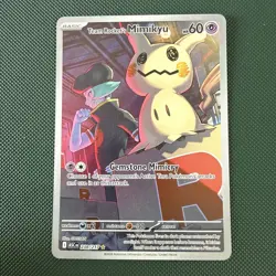 Pokemon TCG Team Rocket's Mimikyu Illustration Rare 238/217 Near Mint - Image 1