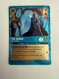 Lorcana Disney The Queen 12/P3 Glimmer Foil Promo Card NM Snow White - Image 1