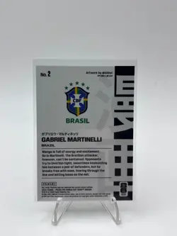 2026 Panini Prizm FIFA World Cup Gabriel Martinelli #2 Manga Case Hit SSP Brazil - Image 2