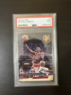 Michael Jordan 1993-94 Fleer Ultra #30 PSA 9 Mint Chicago Bulls Hall of Fame HOF - Image 1