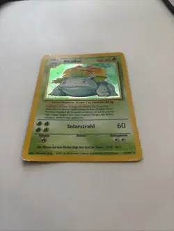 Bisaflor 15/102 Base Set Holo Vintage Pokemon TCG German Venasaur - Image 4