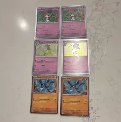 Pokemon TCG - MEG Cosmos Holos - 6 CARD LOT (Ralts x2, Kirlia x2, Riolu x2) - Image 1