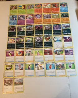 Pokemon Sword and Shield Champions Path Complete Common/Uncommon Set - 44 cards - Image 1