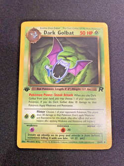 Dark Golbat 24/82 1st Edition Team Rocket Pokemon LP - Pokemon Card - Image 1