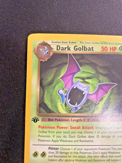 Dark Golbat 24/82 1st Edition Team Rocket Pokemon LP - Pokemon Card - Image 2