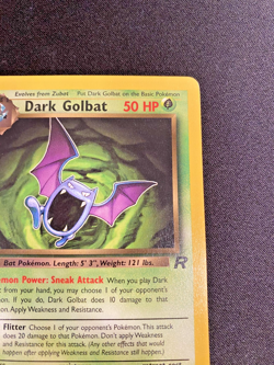 Dark Golbat 24/82 1st Edition Team Rocket Pokemon LP - Pokemon Card - Image 3