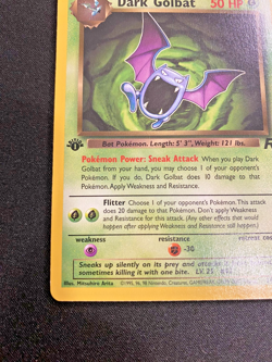 Dark Golbat 24/82 1st Edition Team Rocket Pokemon LP - Pokemon Card - Image 5