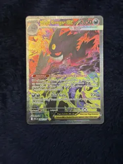 Pokemon Mega Gengar EX Full Art Holo Card 284/217 - Image 2