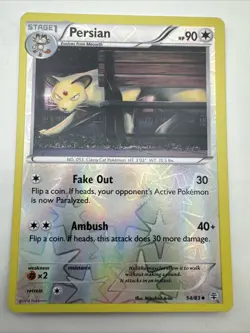 Pokemon Card Persian Generations Reverse Holo Uncommon 54/83 - Image 1