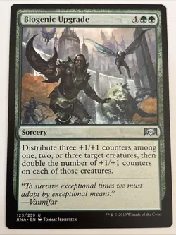 MTG Ravnica Allegiance Biogenic Upgrade 123/259 NM - Image 1