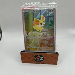 Rising Chaos Fennekin Pokemon Center Stamped Promo Card #080 Factory Sealed - Image 1