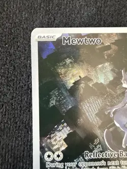 Pokemon TCG Mewtwo #52 Black Star Promo Card Scarlet & Violet 151 UPC - Image 3