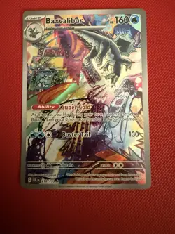 Pokemon TCG Baxcalibur Holo Illustration Rare Card Paldea Evolved 210/193 - Image 1
