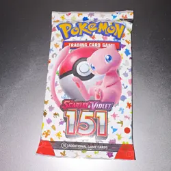Pokemon TCG Scarlet & Violet 151 Booster Pack - Mew, 10 Cards, English (2023) - Image 1