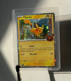 Pikachu 018/091 Miscellaneous Cards & Products English Reverse Cosmos Holo 70 HP - Image 3