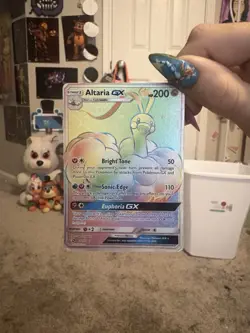 Pokemon TCG Altaria GX Dragon Majesty Holo Card 72/70 Secret Rare NM - Image 1