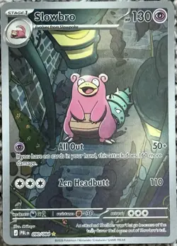 Pokemon Card Slowbro 090/084 Pitch Black Full Art - Image 1