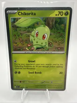 Chikorita (Cosmos Holo) Holo Common Miscellaneous Cards & Products 008/217 NM - Image 1