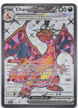 SV: Scarlet & Violet Promo Cards #056 Charizard ex LP+ - Image 1