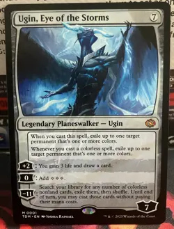 Ugin, Eye of the Storms (001) Tarkir: Dragonstorm TDM MTG Magic B - Image 1