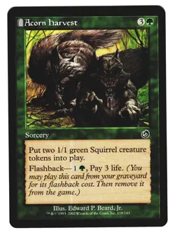 Magic The Gathering MTG - Torment TOR 2002 - #118 Acorn Harvest NM x4 - Image 4