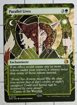 MTG Parallel Lives - Enchanting Tales Green #58 NM R - Image 1
