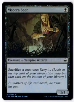 Viscera Seer CMR 158 Magic: The Gathering Foil C NM - Image 1