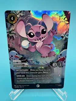 Disney Lorcana Angel Experiment 624 (Enchanted) 238/204 NM Winterspell - Image 1