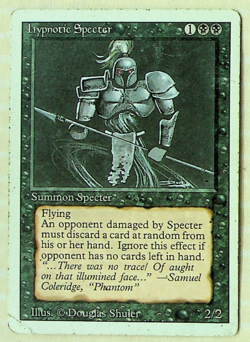 Hypnotic Specter - Revised Series - 1994 - Magic The Gathering - Med. Wear - Image 1