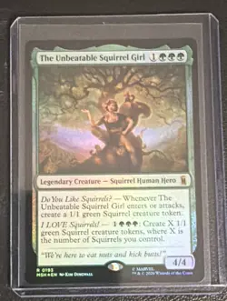 Unbeatable Squirrel Girl Marvel Magic The Gathering Foil #193 - Image 1