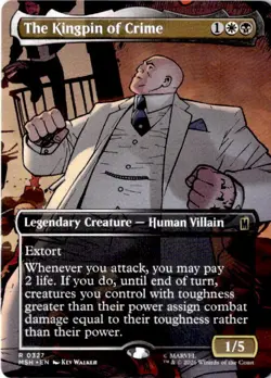 The Kingpin of Crime (Borderless) (0327) 327 Marvel Super Heroes MTG NM - Image 1