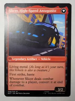 Slicer, Hired Muscle TRANSFORMERS Regular Mythic UB BOT 6 mtg NM/M - Image 2