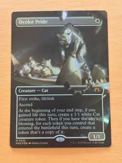Ocelot Pride Borderless-Mythic 0322-MTG MH3-FOIL - Image 1