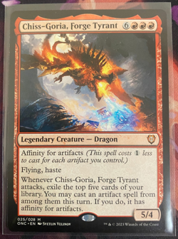 MTG, CHISS-GORIA, FORGE TYRANT (ONS) NM OR BETTER CONDITION - Image 2