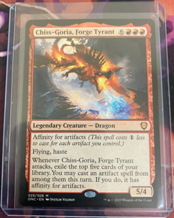 MTG, CHISS-GORIA, FORGE TYRANT (ONS) NM OR BETTER CONDITION - Image 4
