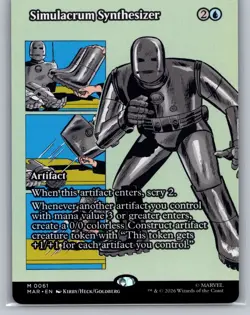 Simulacrum Synthesizer (Borderless) M Marvel Universe Eternal-Legal 61 NM - Image 1