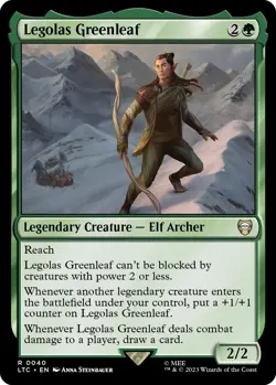 NM Legolas Greenleaf - 40 - Commander: The Lord of the Rings: Tales of Middle... - Image 1