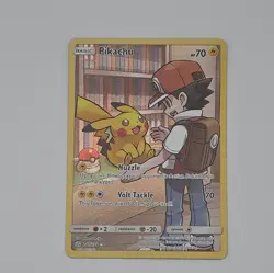 Pokemon TCG Pikachu 241/236 SM Cosmic Eclipse Secret Rare Full Art Holo ENG 2019 - Image 3